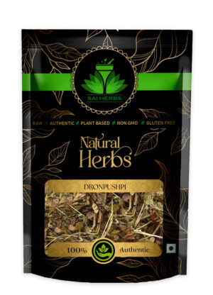 SAI HERBS Dron Pushpi - Dronpushpi - Leucas Cephalotes - Good for Healthy Lifestyle, Supports Overall Wellness - Pure & Natural (100 Grams)
