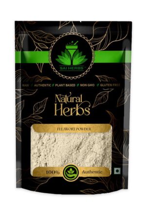SAI HERBS Fleawort Powder - Good for Healthy Lifestyle, Supports Overall Wellness - Pure & Natural