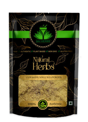 SAI HERBS Gorakhmundi Leaves Powder - Good for Healthy Lifestyle, Supports Overall Wellness - Pure & Natural (100 Grams)