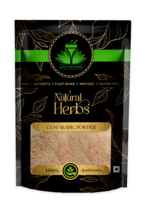 SAI HERBS Gum Arabic Unani Powder - Good for Healthy Lifestyle, Supports Overall Wellness - Pure & Natural
