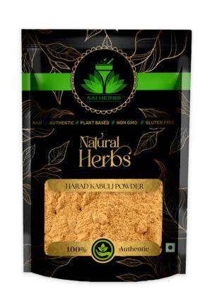 SAI HERBS Raw Harad Kabuli Powder - Good for Healthy Lifestyle, Supports Overall Wellness - Pure & Natural