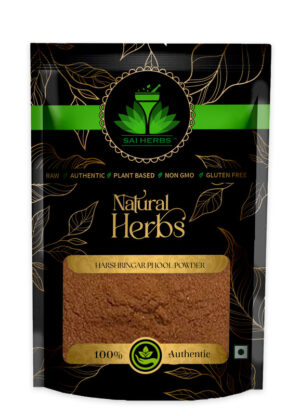 SAI HERBS Harshringar Phool Powder - Good for Healthy Lifestyle, Supports Overall Wellness - Pure & Natural