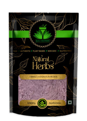 SAI HERBS Hibiscus Indian Powder - Good for Healthy Lifestyle, Supports Overall Wellness - Pure & Natural