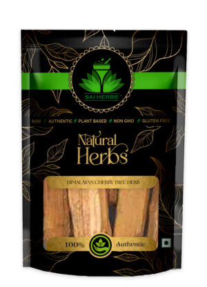 SAI HERBS Himalayan Cherry Tree Herb - Good for Healthy Lifestyle, Supports Overall Wellness - Pure & Natural (100 Grams)