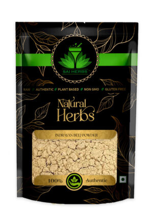 SAI HERBS Indrayan?Beej Powder - Good for Healthy Lifestyle, Supports Overall Wellness - Pure & Natural