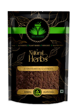 SAI HERBS Juniper Berries Black Powder | Black Juniper Berries | Juniperus Communis | Pure & Natural