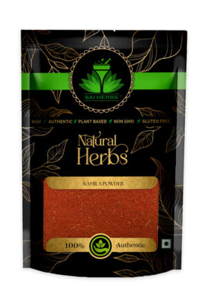 SAI HERBS Kamila Churan - Kamila Churan - Kabela Churan - Mallotus Philippinensis Churan - Good for Healthy Lifestyle, Supports Overall Wellness - Pure & Natural