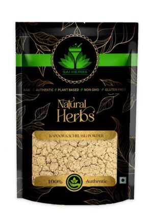 SAI HERBS Kapoor Kachri Asli Powder - Kapur Kachri Asli Powder - Ekangi Powder - Kapoor Kachri Original Powder - Good for Healthy Lifestyle, Supports Overall Wellness - Pure & Natural
