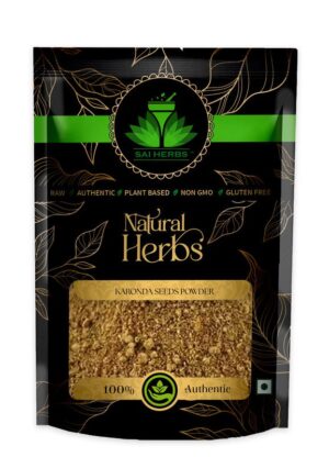SAI HERBS Karonda Seeds Powder - Good for Healthy Lifestyle, Supports Overall Wellness - Pure & Natural