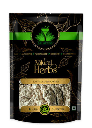 SAI HERBS Kattha Safed Churan - Acacia Catechu White Churan - Good for Healthy Lifestyle, Supports Overall Wellness - Pure & Natural