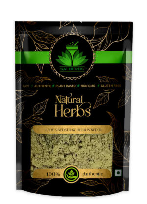 SAI HERBS Lady's Bedstraw Herb Powder - Good for Healthy Lifestyle, Supports Overall Wellness - Pure & Natural (100 Grams)