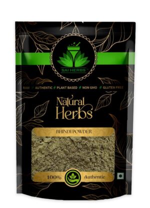 SAI HERBS Bhindi Siddha Powder - Dry Lady Finger Siddha Powder - Pure & Natural