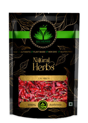 SAI HERBS Lal Mirch - Good for Healthy Lifestyle, Supports Overall Wellness - Pure & Natural