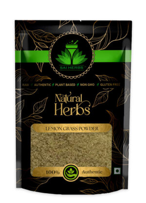 SAI HERBS Imported Lemon Grass Powder - Good for Healthy Lifestyle, Supports Overall Wellness - Pure & Natural (100 Grams)