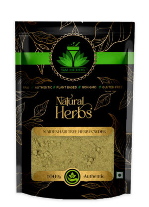 SAI HERBS Maidenhair Tree Herb Unani Powder - Good for Healthy Lifestyle, Supports Overall Wellness - Pure & Natural
