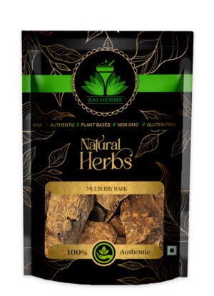 SAI HERBS Mulberry Bark - Good for Healthy Lifestyle, Supports Overall Wellness - Pure & Natural (100 Grams)