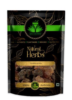 SAI HERBS Myrrh Resin - Murmukhi - Mur Makki - Commiphora Myrrha Nees - Commiphora Molmol - Francun? - Good for Healthy Lifestyle, Supports Overall Wellness - Pure & Natural
