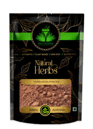SAI HERBS Myrrh Resin Unani Powder - Murmukhi Unani Powder - Mur Makki Unani Powder - Commiphora Myrrha Nees Unani Powder - Commiphora Molmol Unani Powder - Francun?Unani Powder - Good for Healthy Lifestyle, Supports Overall Wellness - Pure & Natural