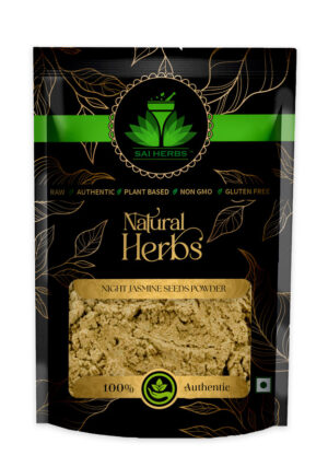 SAI HERBS Night Jasmine Seeds Churan - Coral Jasmine?Seeds Churan - Good for Healthy Lifestyle, Supports Overall Wellness - Pure & Natural