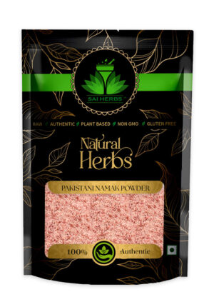 SAI HERBS Pakistani Namak Pink Salt Powder - Good for Healthy Lifestyle, Supports Overall Wellness - Pure & Natural (100 Grams)