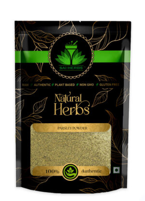 SAI HERBS Parsley Siddha Powder - Good for Healthy Lifestyle, Supports Overall Wellness - Pure & Natural