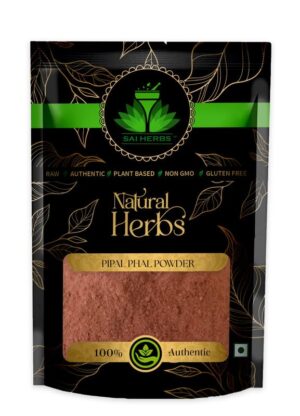 YOGIMATE Peepal Phal Powder - Ficus Religiosa Powder - Pipal Fal Powder - Pure & Natural