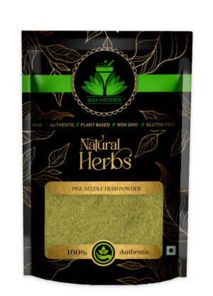 SAI HERBS Pine Needle Herb Unani Powder - Good for Healthy Lifestyle, Supports Overall Wellness - Pure & Natural