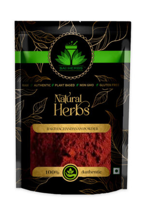 SAI HERBS Rakthachandanam Powder - Good for Healthy Lifestyle, Supports Overall Wellness - Pure & Natural (100 Grams)