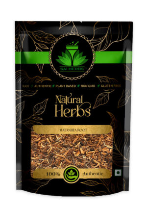 SAI HERBS Ratanhia?Root - Good for Healthy Lifestyle, Supports Overall Wellness - Pure & Natural