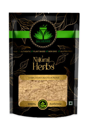 SAI HERBS Sarpgandha Roots Unani Powder - Snake Root Unani Powder - Rauvolfia Serpentina Unani Powder - Good for Healthy Lifestyle, Supports Overall Wellness - Pure & Natural
