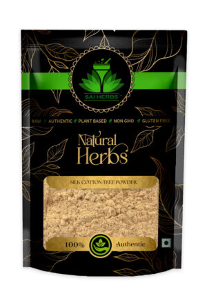 SAI HERBS Silk Cotton Tree Powder - Good for Healthy Lifestyle, Supports Overall Wellness - Pure & Natural (100 Grams)