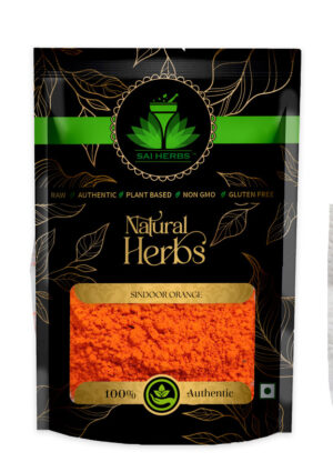 SAI HERBS Sindoor Orange - Good for Healthy Lifestyle, Supports Overall Wellness - Pure & Natural