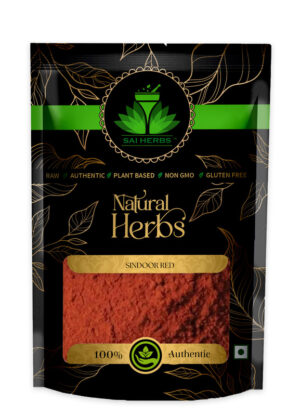 SAI HERBS Sindoor Red - Good for Healthy Lifestyle, Supports Overall Wellness - Pure & Natural