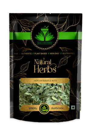 SAI HERBS Dried Sonamakkhi Leaves Herb - Good for Healthy Lifestyle, Supports Overall Wellness - Pure & Natural (100 Grams)