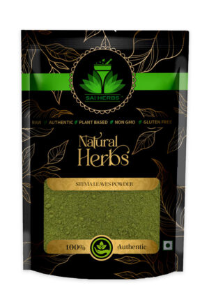SAI HERBS Stevia Leaves Siddha Powder - Good for Healthy Lifestyle, Supports Overall Wellness - Pure & Natural