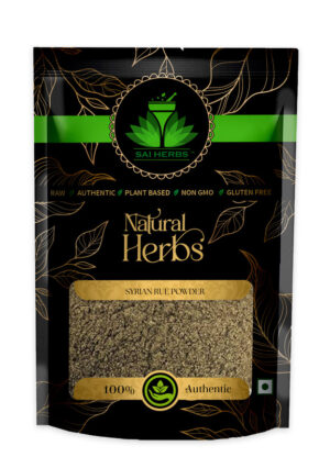 SAI HERBS Syrian Rue Unani Powder - Good for Healthy Lifestyle, Supports Overall Wellness - Pure & Natural