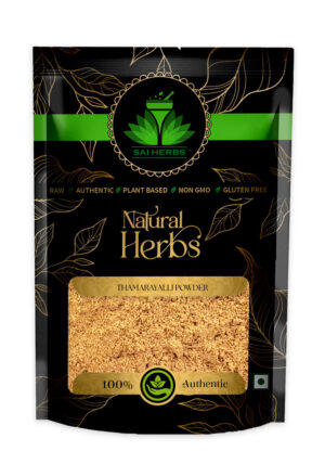 SAI HERBS Thamarayalli Powder - Good for Healthy Lifestyle, Supports Overall Wellness - Pure & Natural (100 Grams)