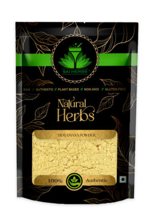 SAI HERBS Trayamana Powder - Good for Healthy Lifestyle, Supports Overall Wellness - Pure & Natural