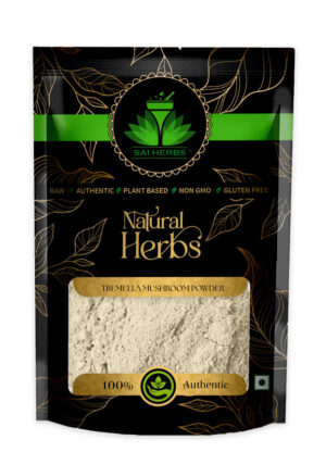 SAI HERBS Tremella Mushroom Unani Powder - Good for Healthy Lifestyle, Supports Overall Wellness - Pure & Natural
