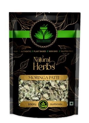 SAI HERBS Moringa Leaves - Moringa Oleifera - Sohjana Patti - Pure & Natural