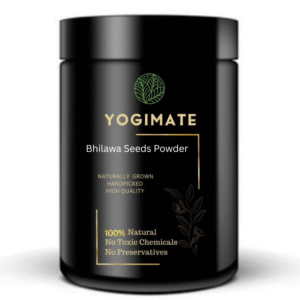 YOGIMATE Bhilawa Seeds Siddha Powder - Marking Nut - Bilava Beej Siddha Powder - Bhilava Siddha Powder - Bilawa Siddha Powder - Pure & Natural