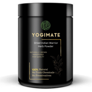 YOGIMATE Dried Indian Warrior Herb Powder - Good for Healthy Lifestyle, Supports Overall Wellness - Pure & Natural