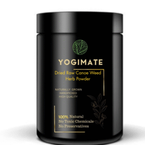 YOGIMATE Dried Raw Canoe Weed Herb Powder - Good for Healthy Lifestyle, Supports Overall Wellness - Pure & Natural