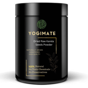 YOGIMATE Dried Raw Karela Seeds Powder - Good for Healthy Lifestyle, Supports Overall Wellness - Pure & Natural