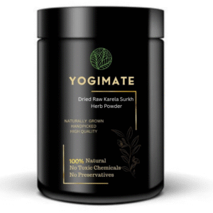YOGIMATE Dried Raw Karela Surkh Herb Unani Powder - Good for Healthy Lifestyle, Supports Overall Wellness - Pure & Natural