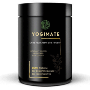 YOGIMATE Dried Raw Khatmi Beej Churan - Good for Healthy Lifestyle, Supports Overall Wellness - Pure & Natural