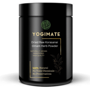 YOGIMATE Dried Raw Korasanai Omam Herb Churan - Good for Healthy Lifestyle, Supports Overall Wellness - Pure & Natural