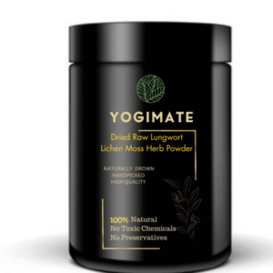 YOGIMATE Dried Raw Lungwort Lichen Moss Herb Powder - Good for Healthy Lifestyle, Supports Overall Wellness - Pure & Natural