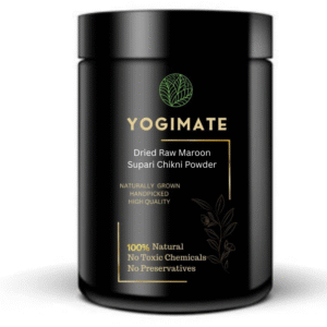 YOGIMATE Dried Raw Maroon Supari Chikni Powder - Good for Healthy Lifestyle, Supports Overall Wellness - Pure & Natural