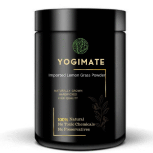 YOGIMATE Imported Lemon Grass Powder - Good for Healthy Lifestyle, Supports Overall Wellness - Pure & Natural